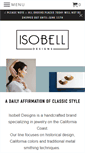 Mobile Screenshot of isobelldesigns.com